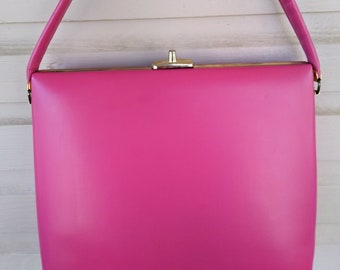 hot pink shoulder bag