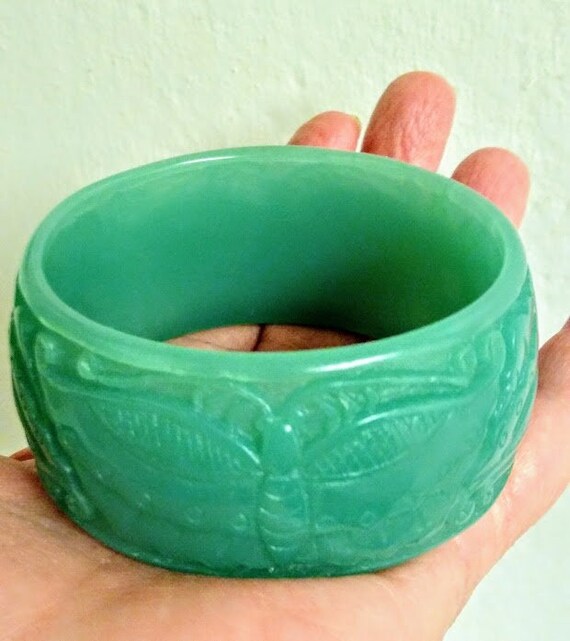 Faux jade bracelet discount