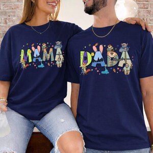Zootopia Mama Dada Matching Family T-Shirt, Judy Hopps Nick Wilde Graphic Tee image 8