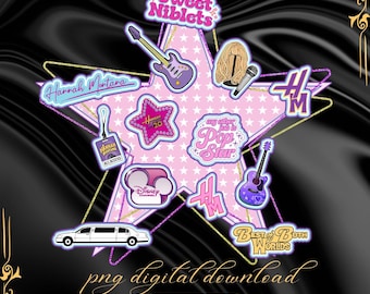 Disney Channel-flickresa PNG, Hannah Montana PNG