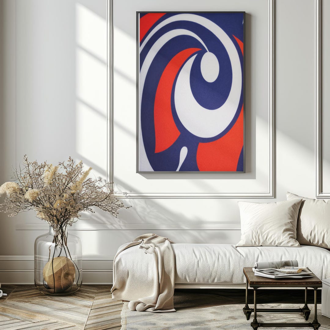 Bold Modern Abstract Statement Art | Colorful Abstract Wall Prin With ...