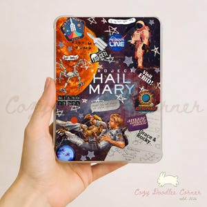 Project Hail Mary Kindle Insert | Space Collage Sci-Fi Reader (PDF Download)