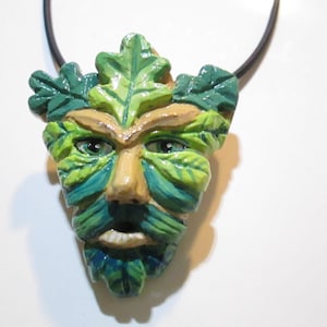 Greenman Mask Pendant