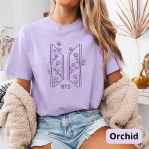 BTS Purple Logo Women's Classic Crew Neck Short Sleeve T