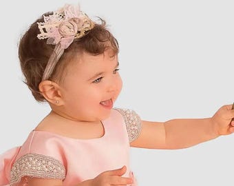 Vestido de bebé Ellie (rubor)