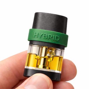 Etykieta kapsułki EZStiiizy (tekst wpisany), kolorowy identyfikator kapsułek Stiiizy