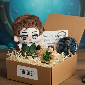 Deep Inspired the boys 10cm Plush Doll Gift Box, Cute Anime Plushies Toy, Fan Collectible Gift, Pre-Order