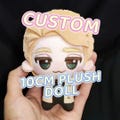 Custom 10cm Plush Doll, Personalized Cute Cotton Doll, Handmade Mini Character Plush from Photo, Personalized Nui-Style Plush Cotton Toy product logo