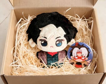 Jason Todd 10cm Plush Doll Gift Box, Red Batboy Plushie