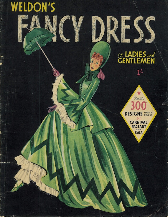 ladies dress catalogue pdf E-book Vintage Weldon's Halloween Fancy Dress Pattern Catalogue Magazine  1930s 1936 PDF