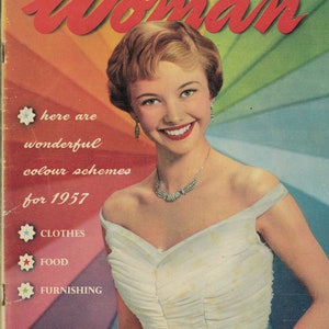 E-book Vintage Woman Magazine January 1957 - PDF