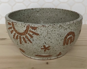 White Ceramic Bowl - Handmade Modern Ceramics