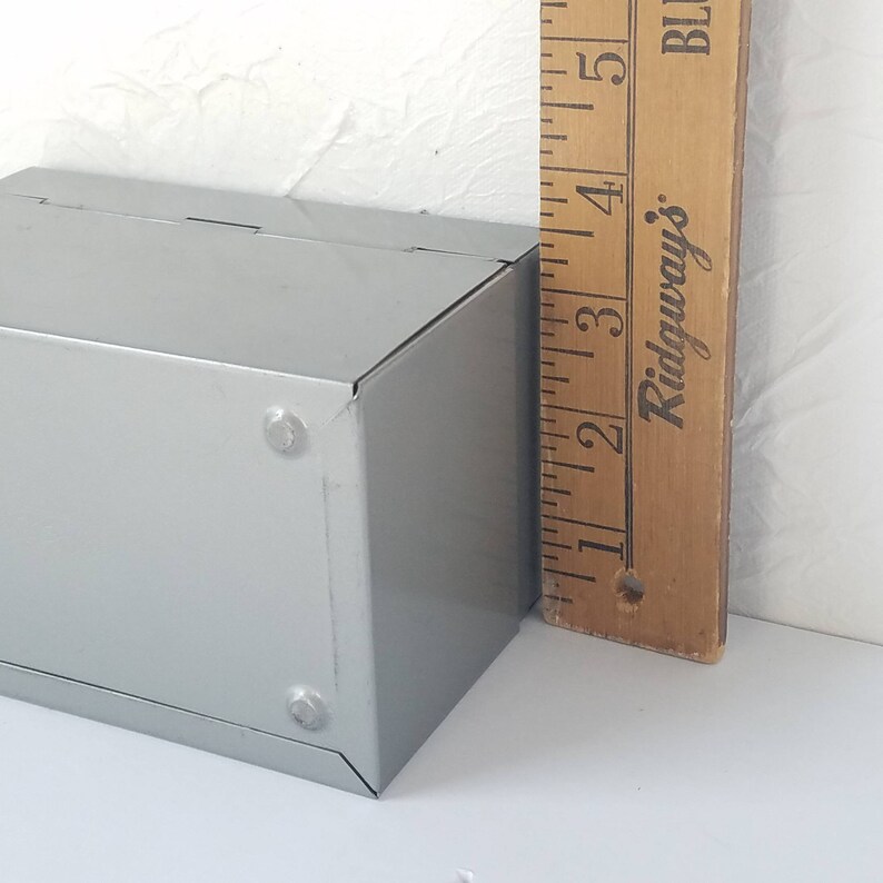 Weis Metal File Box 3x5 Recipe Index Card Office Supplies Etsy