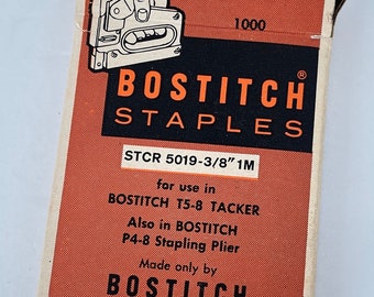 Bostitch Staples Box STCR 5019-3/8 1M Vintage Made in USA