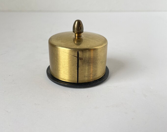 Brass Stamp Roll Holder Vintage Office Desk Decor Etsy