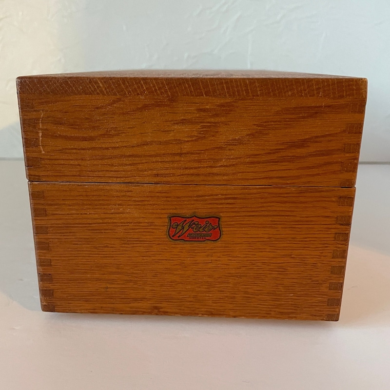 Address File Box - Etsy