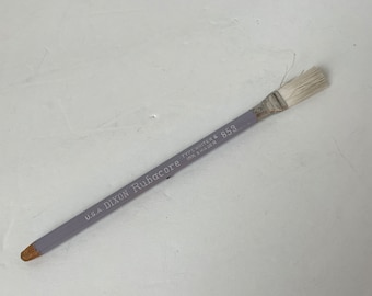 Eraser Brush Dixon Rubacore 853 Vintage Typewriter and Ink Made In USA Office Lavender