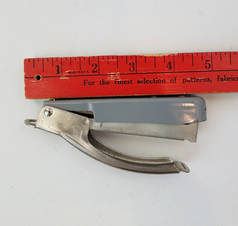 Hand Grip Stapler 88P Vintage Bates Office Supplies Midcentury Etsy