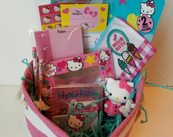 Hello Kitty Planner Stationery Kit Set Christmas Gift Pack Target Dollar Spot Gift Basket Agenda