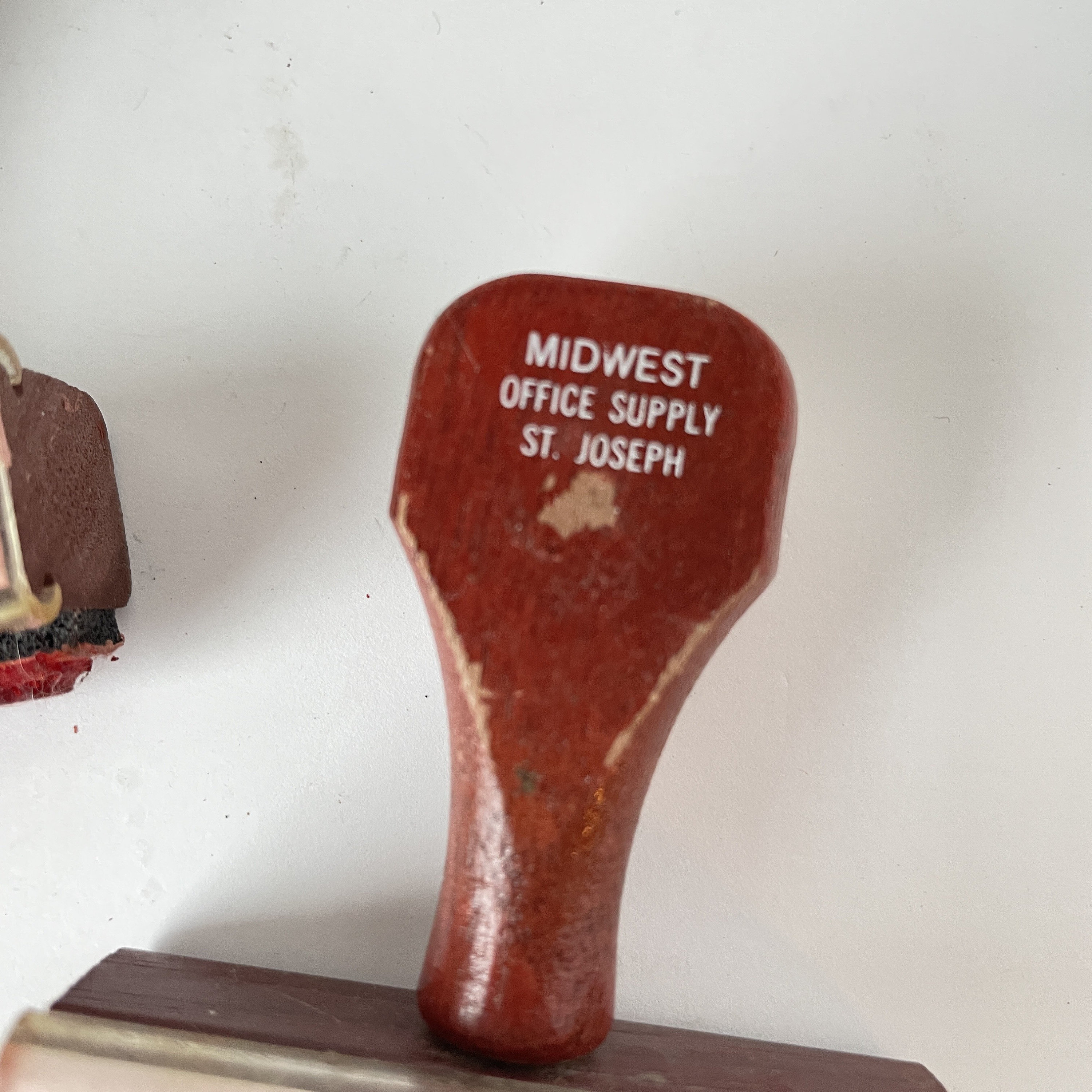 Set of 6 Vintage Wooden Rubber Bottom Stamps - Etsy