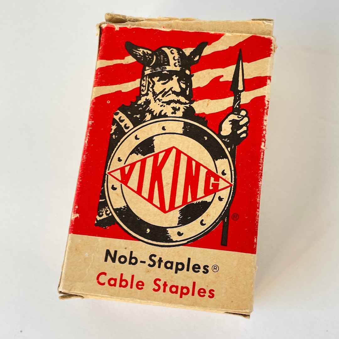 Viking Staples Cable Vintage in Box Etsy
