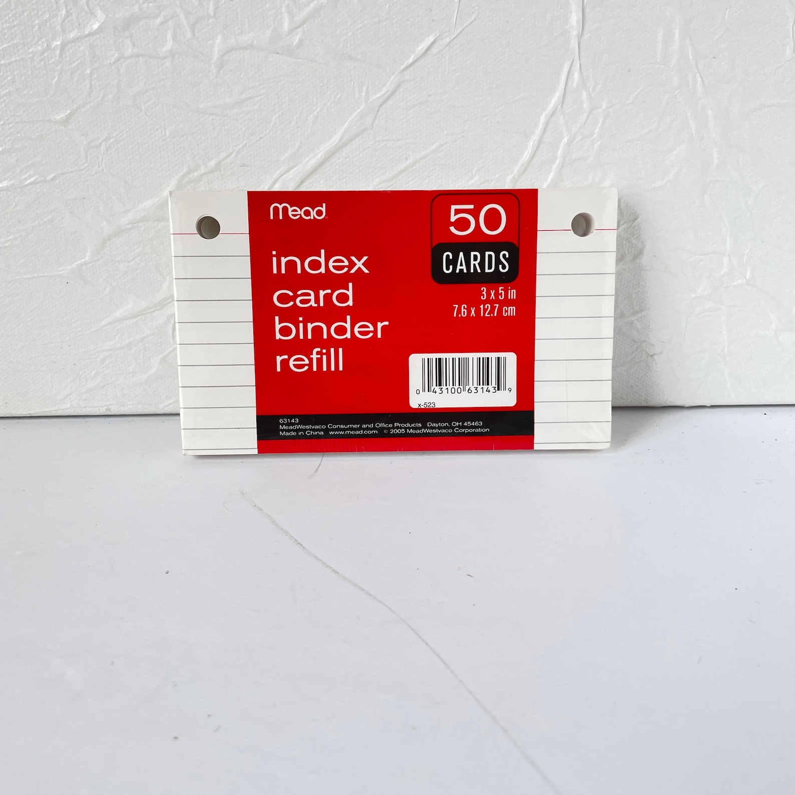 Mead Index Card Binder Refill 3x5 Pulgadas 50 Tarjetas Vintage Etsy