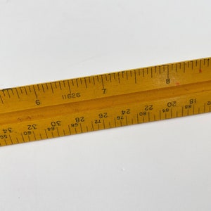 Carpenter Ruler, Jointed Measuring Stick, Folding Measuring Ruler, Folding  Ruler, Extension Ruler, Vintage Folding Ruler, Rulers 