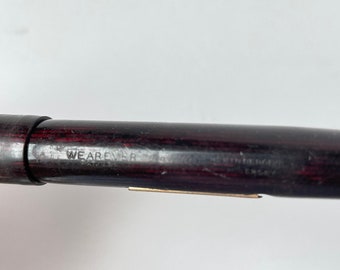 Wearever Fountain Pen Red Stripes Vintage Moody Office Supplies