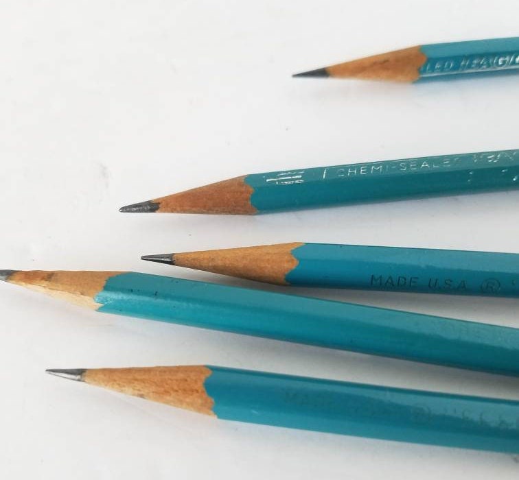 Back to School Practice Makes Awesome Engraved Pencil 6 Pack