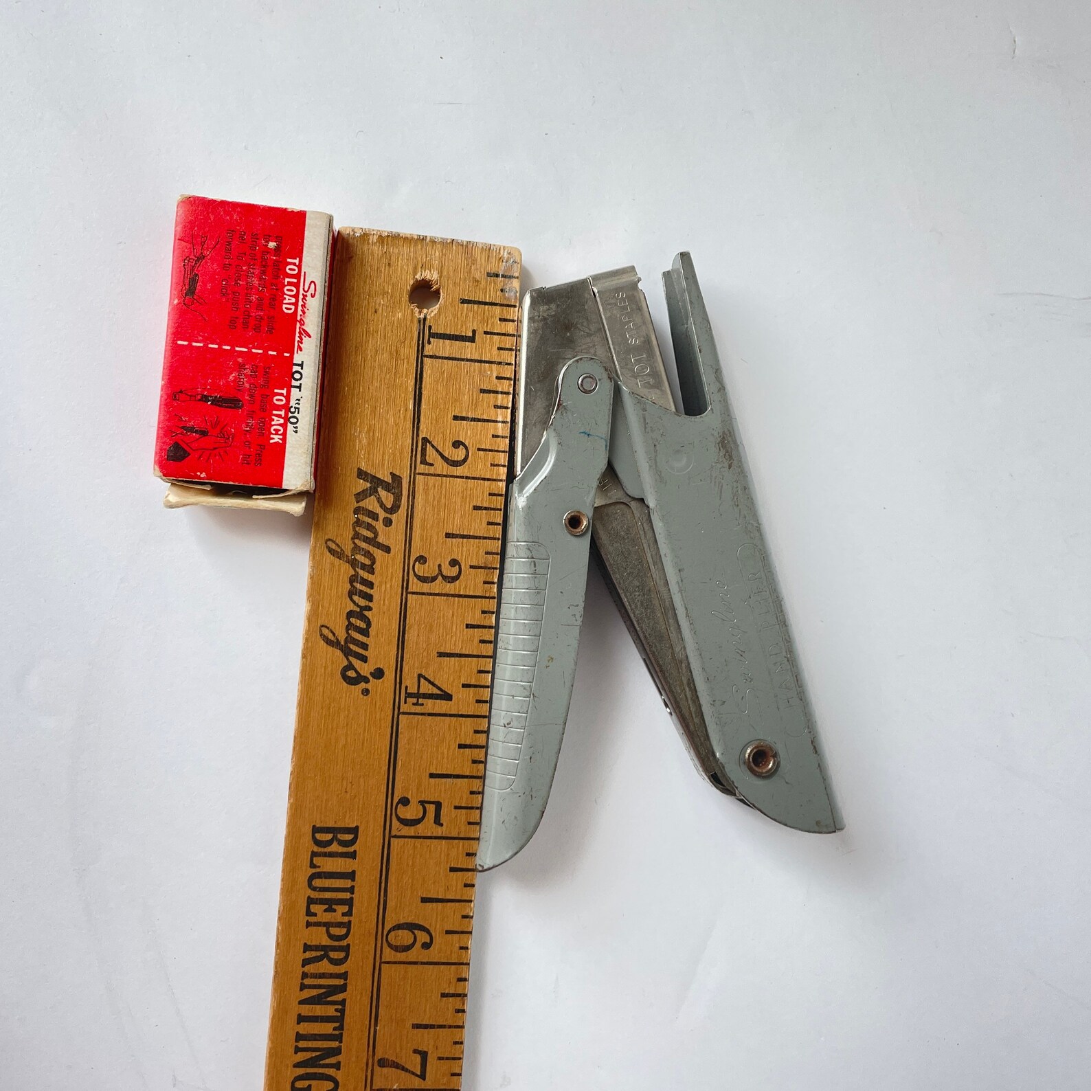 Vintage Swingline Hand Plier Stapler Tot Staples Made in USA Etsy
