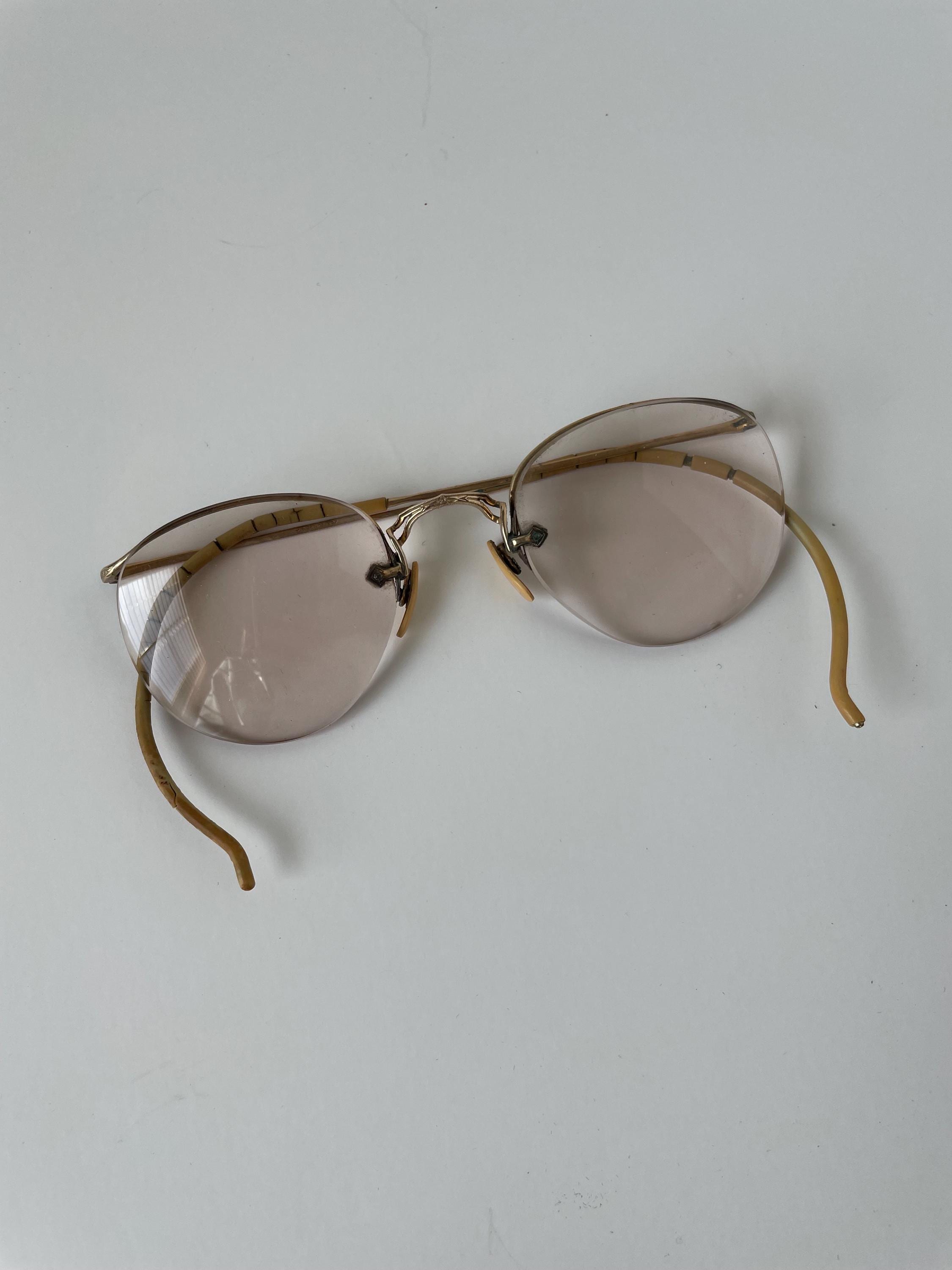 Antique Eyeglasses American Optical Numont Fulvue C42 12K GF Gold
