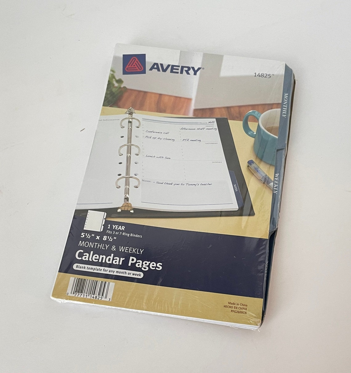 Avery Planner Inserts Calendar Pages Monthly Weekly 5.5 x 8.5 Etsy