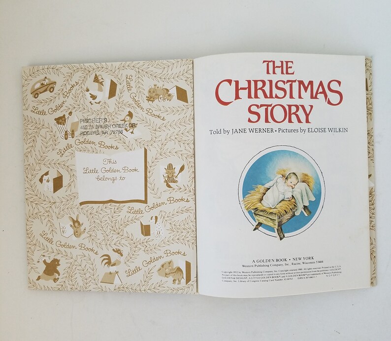 The Christmas Story Vintage Little Golden Book image 2