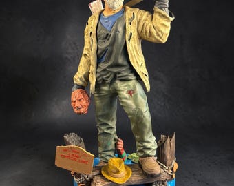 Figura coleccionable de Jason Voorhees de la saga de películas Viernes 13.