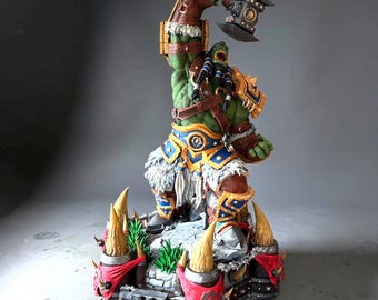 Thrall WOW Movie Fantasy Figure Collectible Warchief Orc