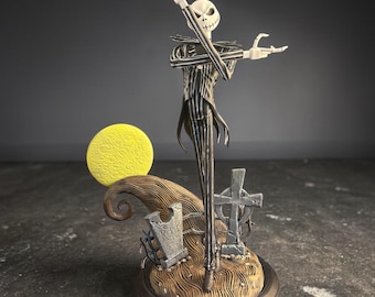 Jack Skellington Dibujos animados Halloween Calabaza Película Ghost Dog Zero Maestro del terror Regalos de miedo Murciélago Pajarita Traje a rayas