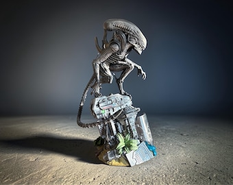 Alien Xenomorph Sci-Fi Figur - Sammlerstück Handbemalt