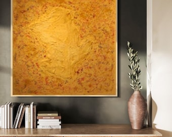 Minimalist Earth Texture Wall Art Printable – Natural Soil Pigment Abstract (Digital Download)