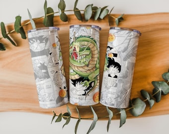 Anime Tumbler Wrap PNG 20oz & 30oz Tumbler Wrap PNG Sublimation Digital Download for Straight and Tapered Tumblers
