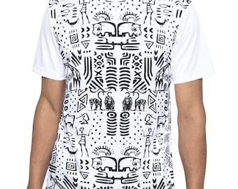 Stammen Afrikaanse T-shirt | Sportjersey voor heren
