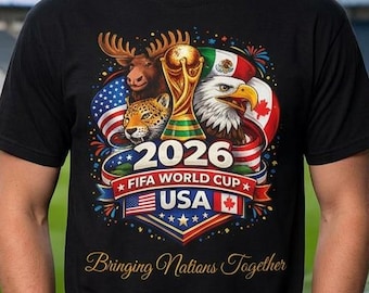 Aangepast voetbalshirt FIFA WK 2026 | USA Tournament fanshirt