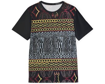 Bamenda Ankara-sportjersey voor heren | All-over print