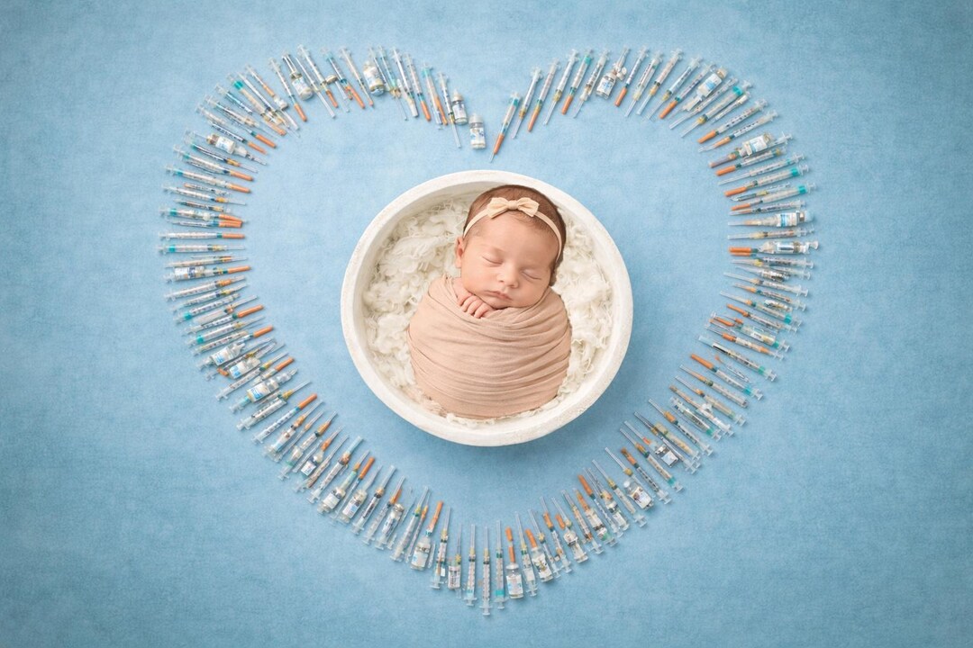 Ivf Computer Background Newborn IVF Digital Backdrop | Rainbow Baby Photography Background ...