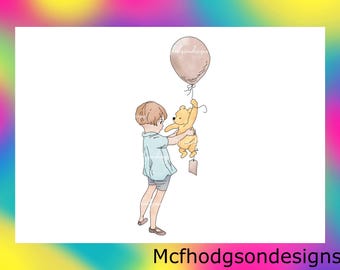 Classic Winnie the Pooh PNG Clipart (Digital Download)