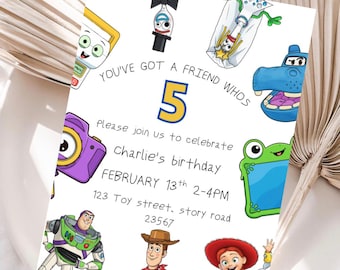 Toy Story 5 Birthday Invitation Template (Digital Download)