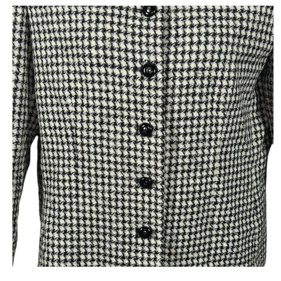 Pendleton Vintage Houndstooth Wool Blend Blazer S… - image 9