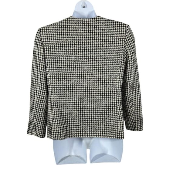 Pendleton Vintage Houndstooth Wool Blend Blazer S… - image 3