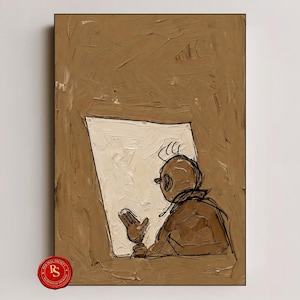 Tintin and Alph-Art Poster, Tintin et l'Alph-Art Poster, Tintin Poster, Tintin Wall Art, Tintin Print, Adventures of Tintin Art, Tintin Fan Gift
