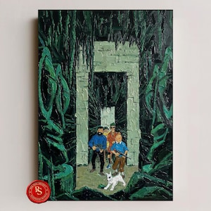 Flight 714 Poster, Vol 714 pour Sydney Poster, Tintin Poster, Tintin Wall Art, Tintin Print, Adventures of Tintin Art, Tintin Fan Gift