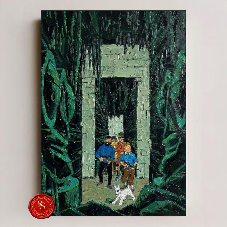 Flight 714 Poster, Vol 714 pour Sydney Poster, Tintin Poster, Tintin Wall Art, Tintin Print, Adventures of Tintin Art, Tintin Fan Gift